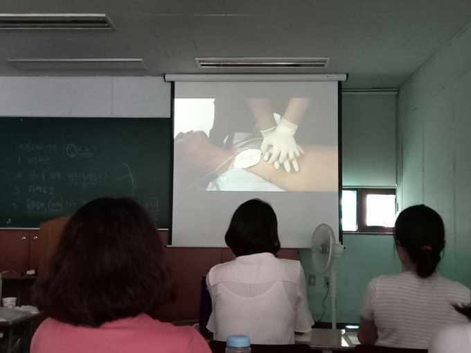 2019년 가을반 심폐소생술 교육 실시